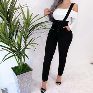 Open image in slideshow, Streetwear Button Pockets High Waist Long Pencil Pants - fashionapparelshop.com
